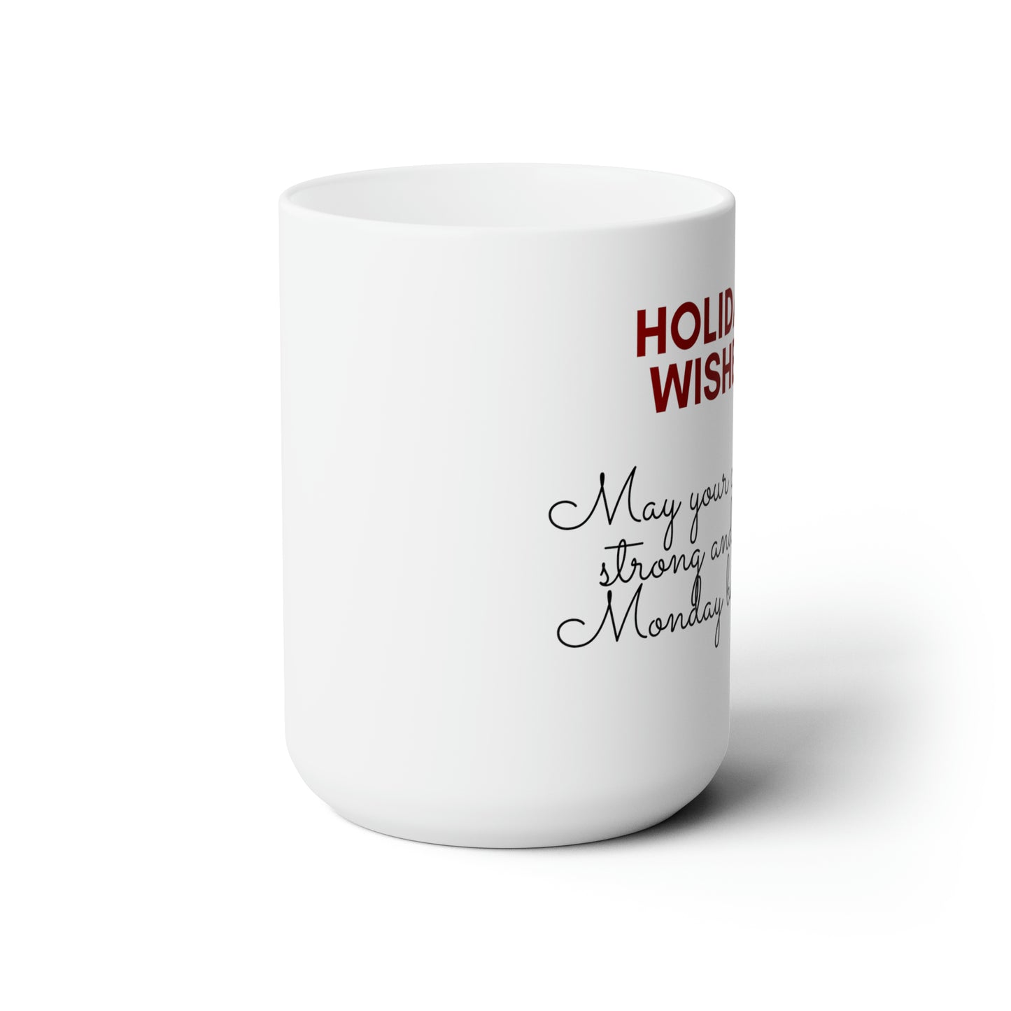 Ceramic Mug Holiday Wishes
